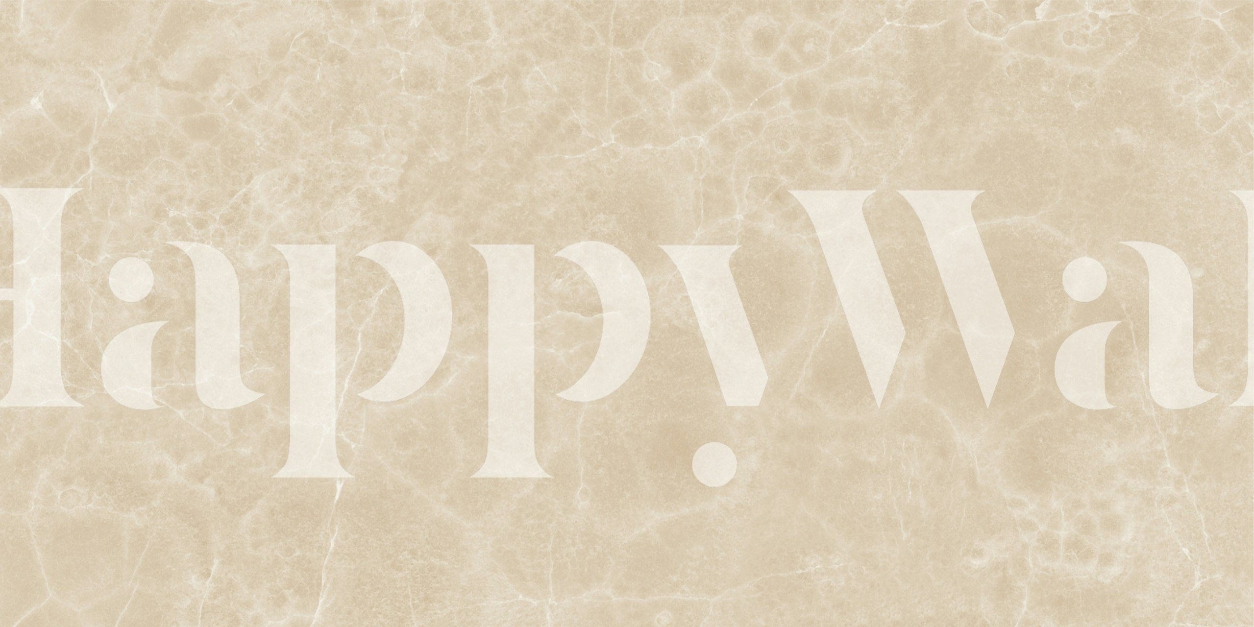 Light marble pattern with warm ivory tones wallpaper