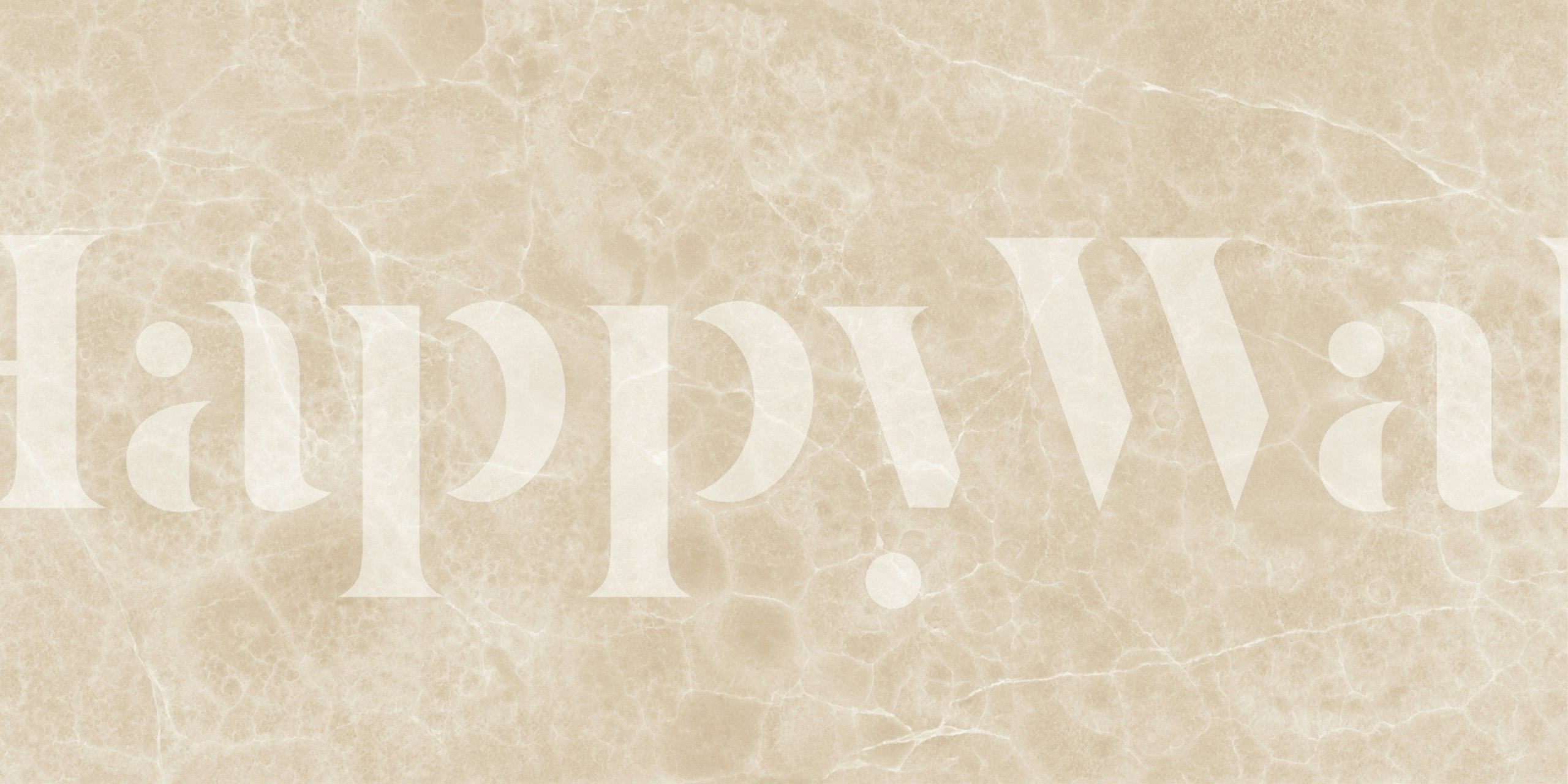 Papel de parede Light Honey Onyx Marble Wall em um quarto