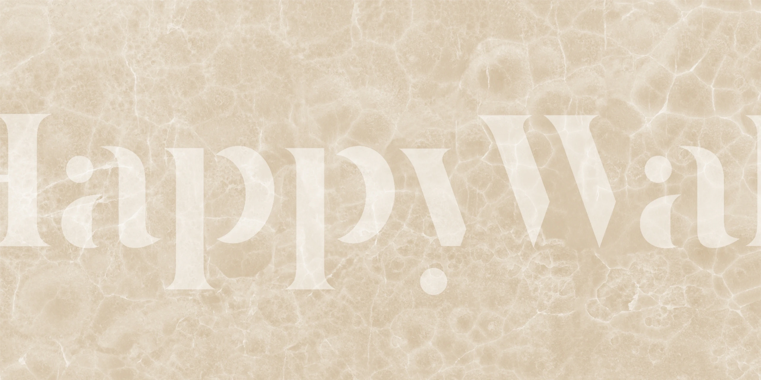 Ivory and beige marble texture wallpaper