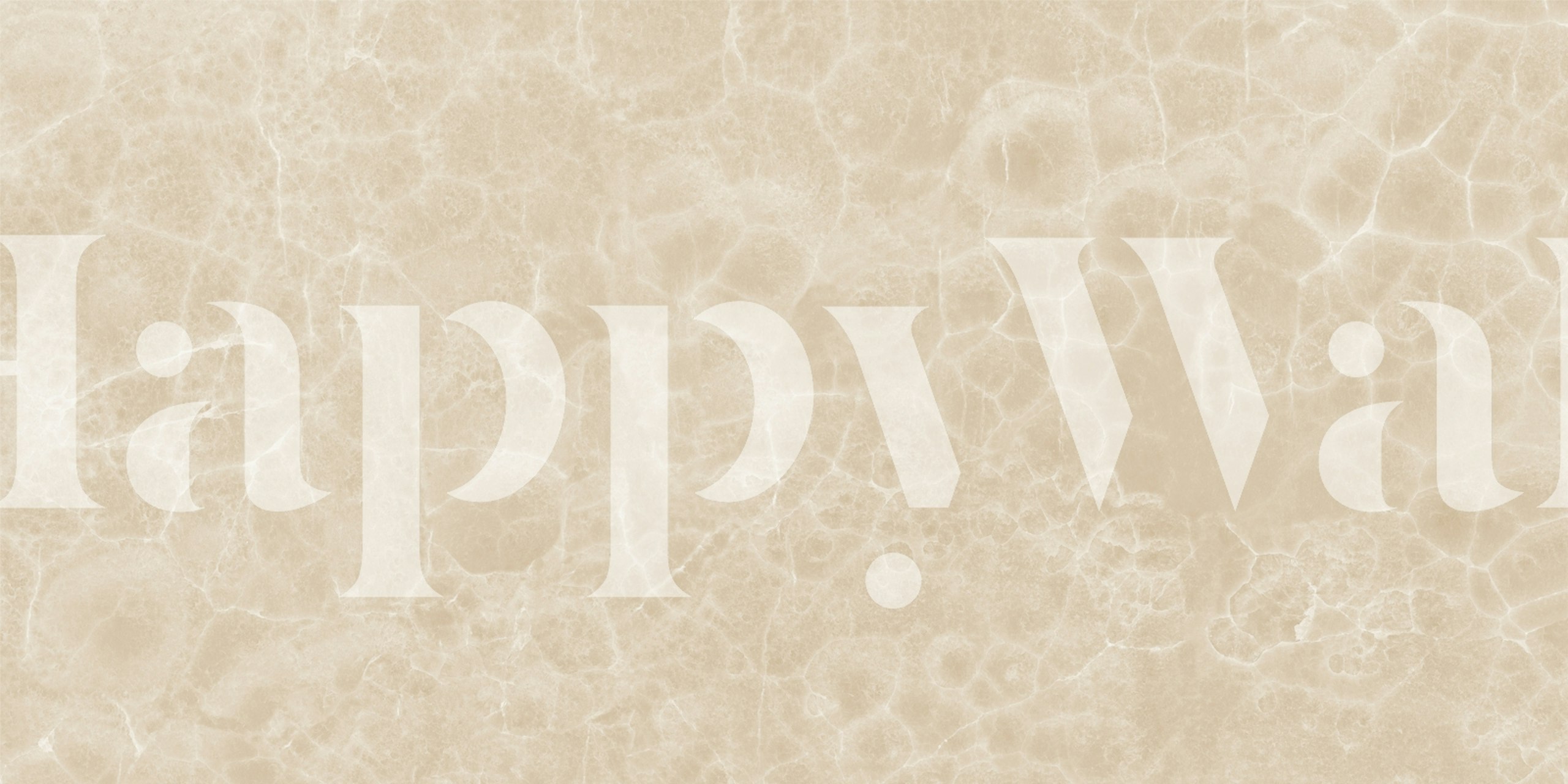 Ivory and beige marble texture wallpaper