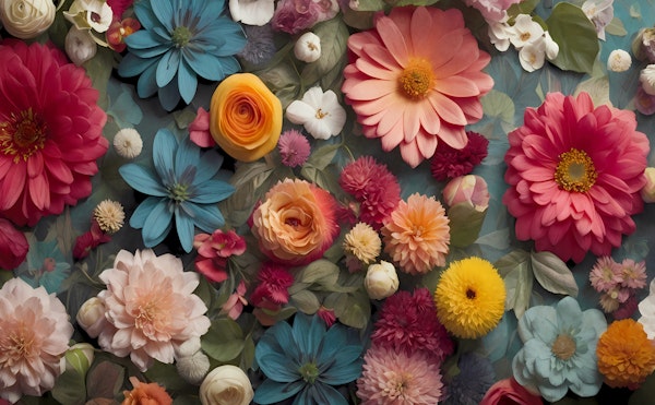 Colorful Blooming Garden