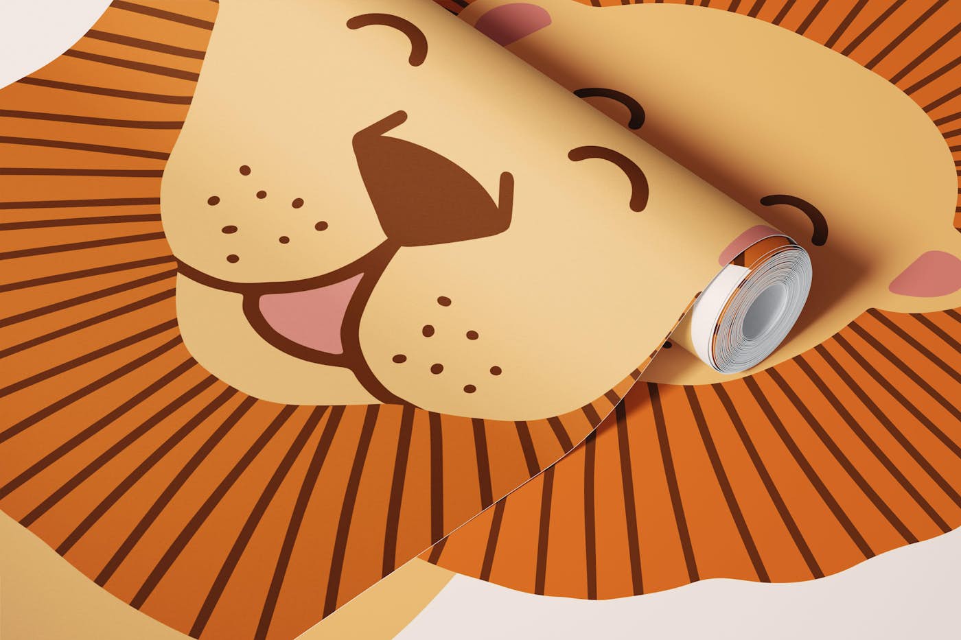 Sweet Lion Dreams wallpaper roll