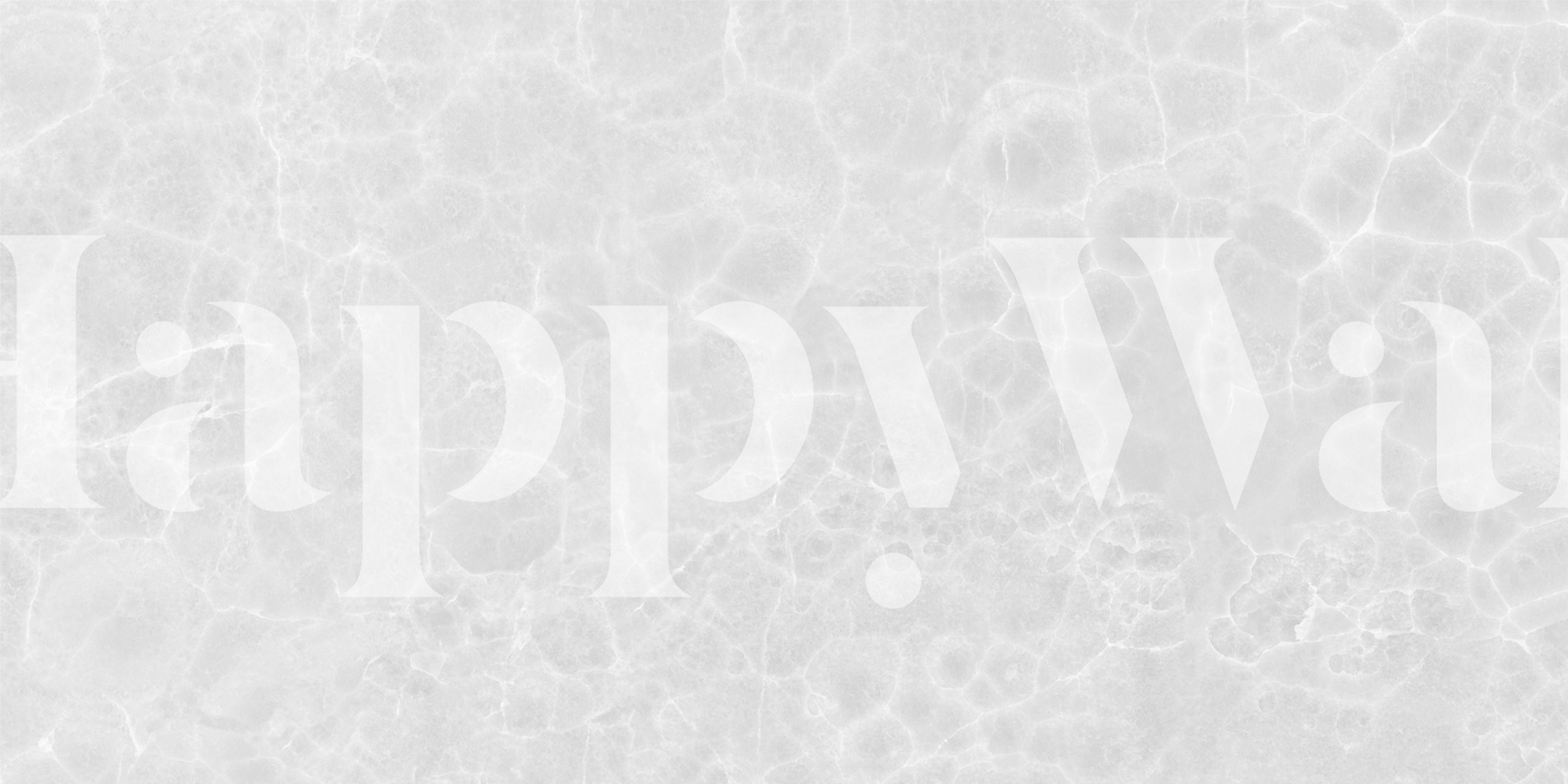 White Onyx Tapete in einem Raum angezeigt