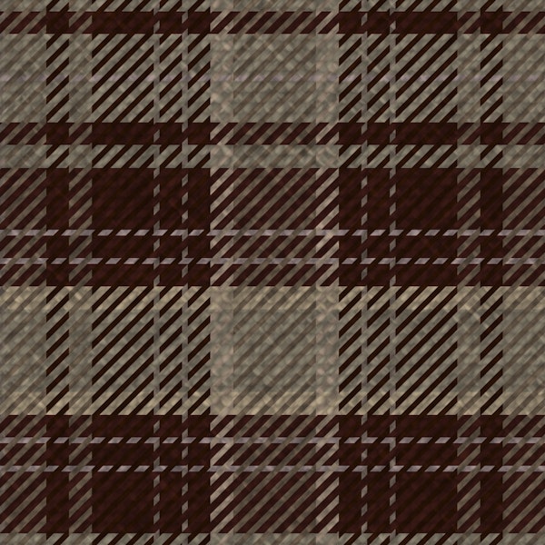 Classic Tartan Rustic farmhouse deep brown