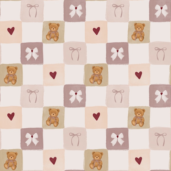 Teddy Bear Love Squares
