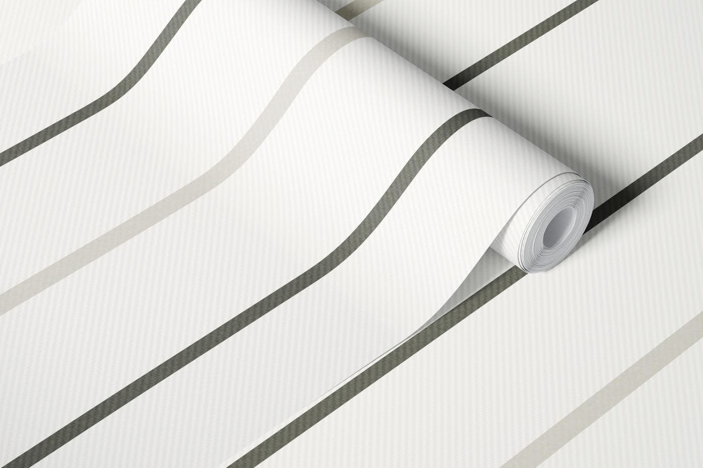 Chic Neutral Stripes wallpaper roll
