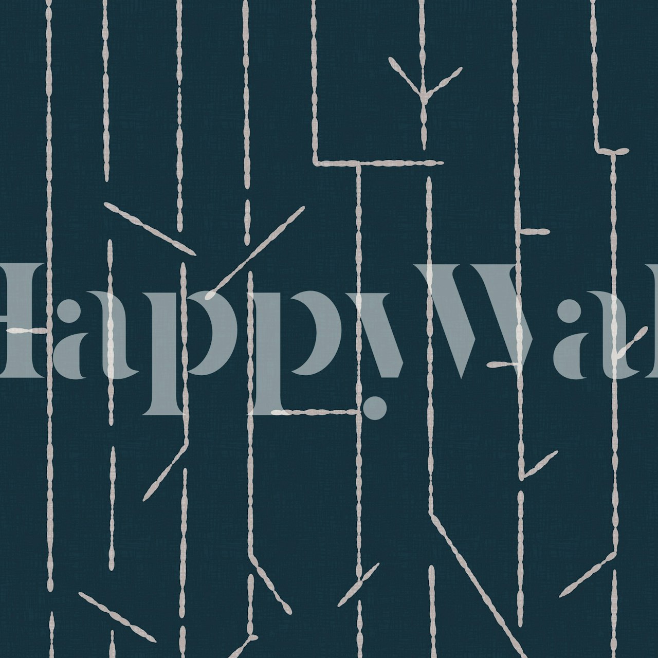 Moderne mørke linjer wallpaper i et rum