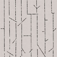 Monochrome Linear Design on Woven Texture wallpaper