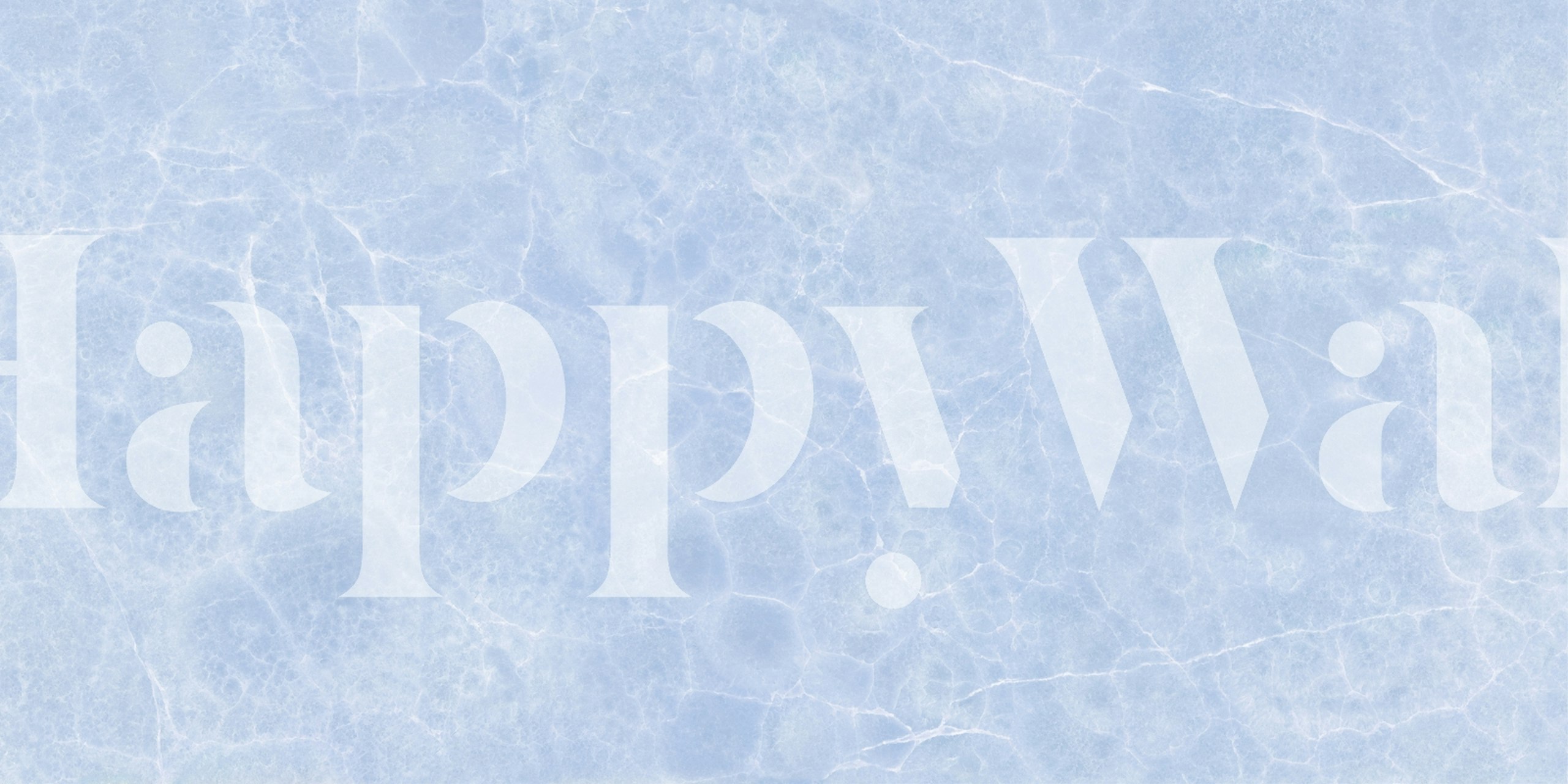 Ice Blue Onyx Natural Marble Texture behang in een kamer