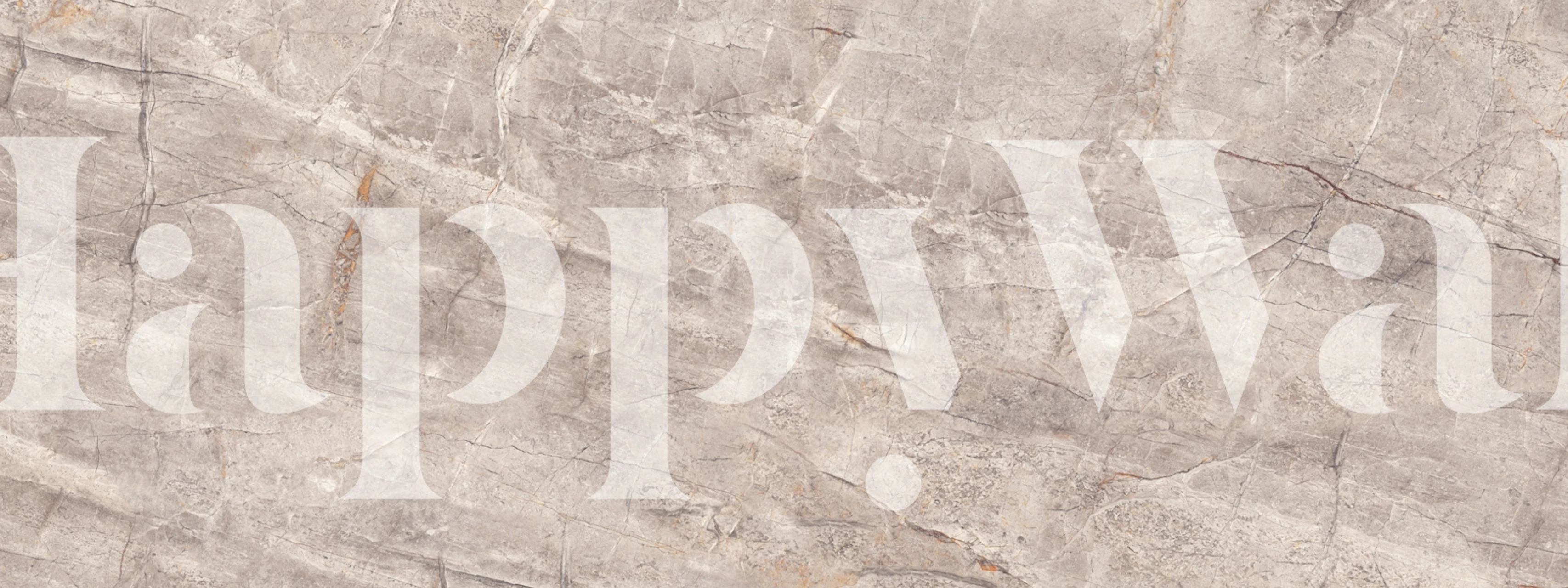 Greige taupe marble stone texture wallpaper in a room