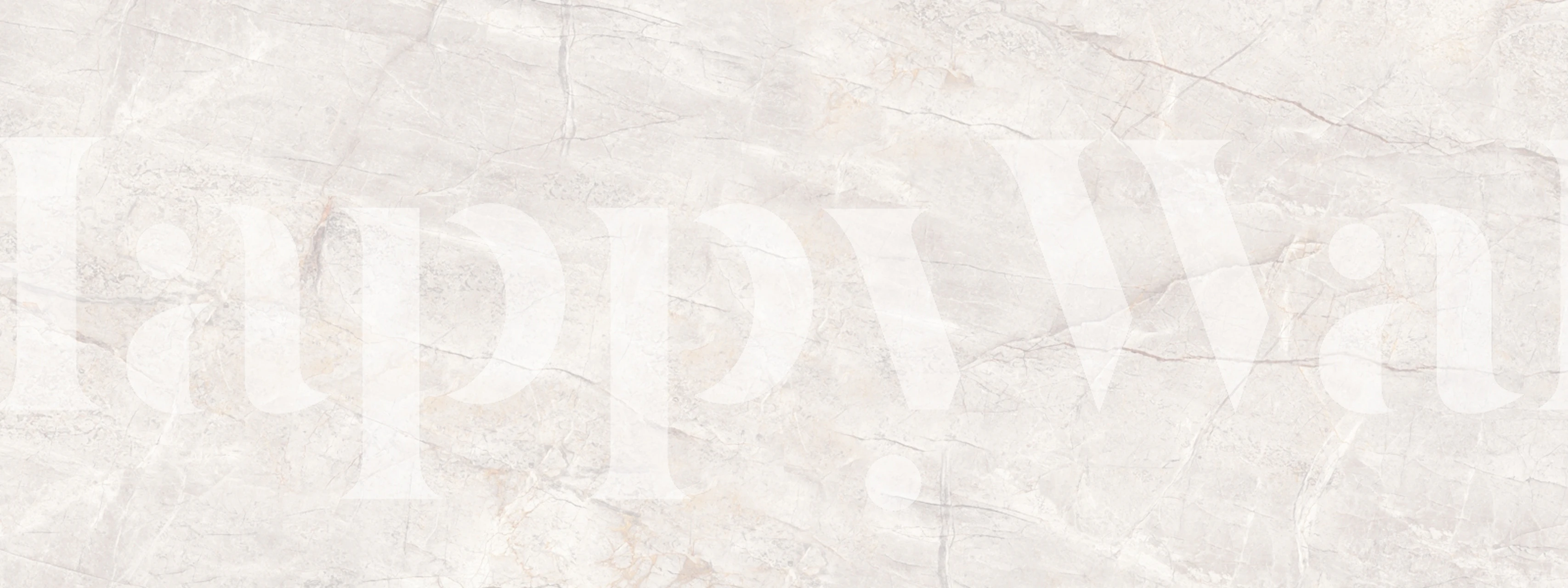Soft ivory marble textured wallpaper with minimal pattern