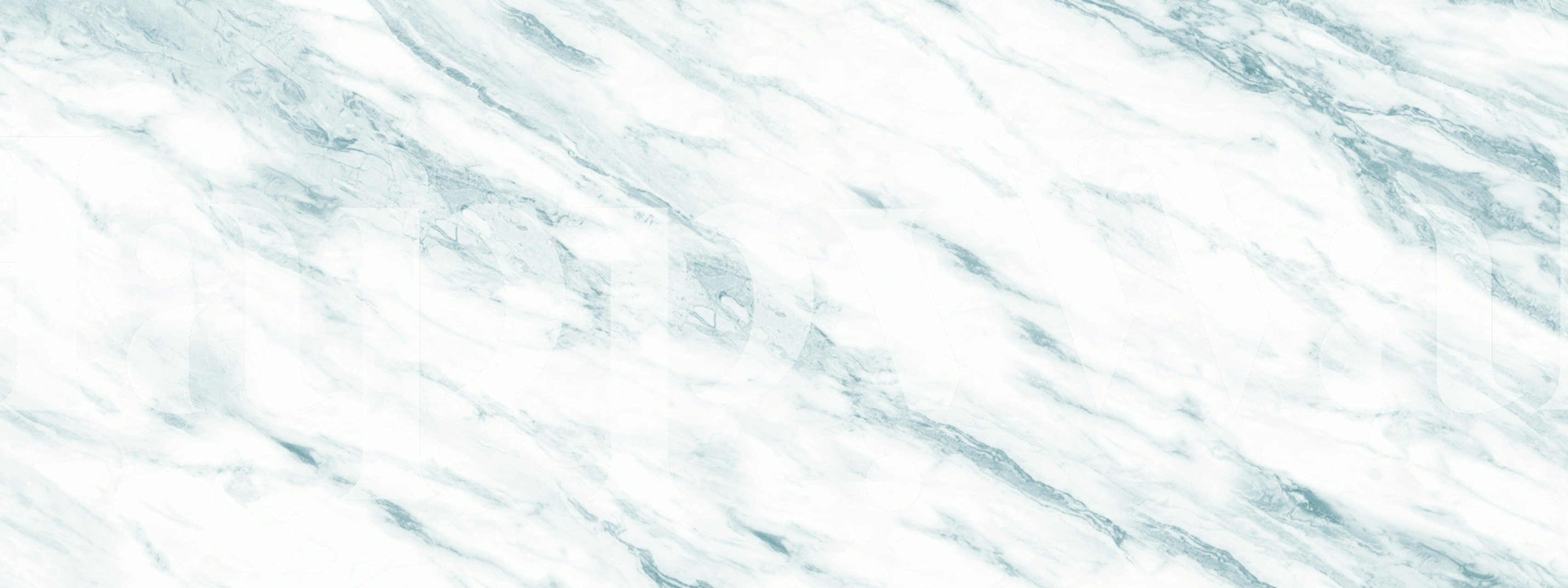 Calacatta blue and white marble patterned wallpaper