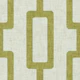 Vintage Chain Geometric - Olive Green & Linen