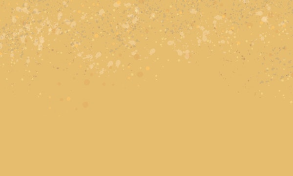 Yellow splashed abstract mural