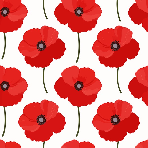 Red Poppy Floral Bliss