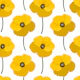 Yellow Poppy Floral Bliss