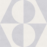 Geometric Abstract in Cloud Dancer wallpaper