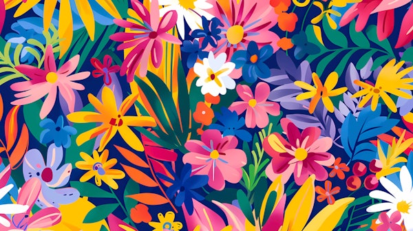 Vibrant Floral Explosion