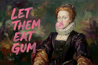 Bubblegum Queen Canvas tapete