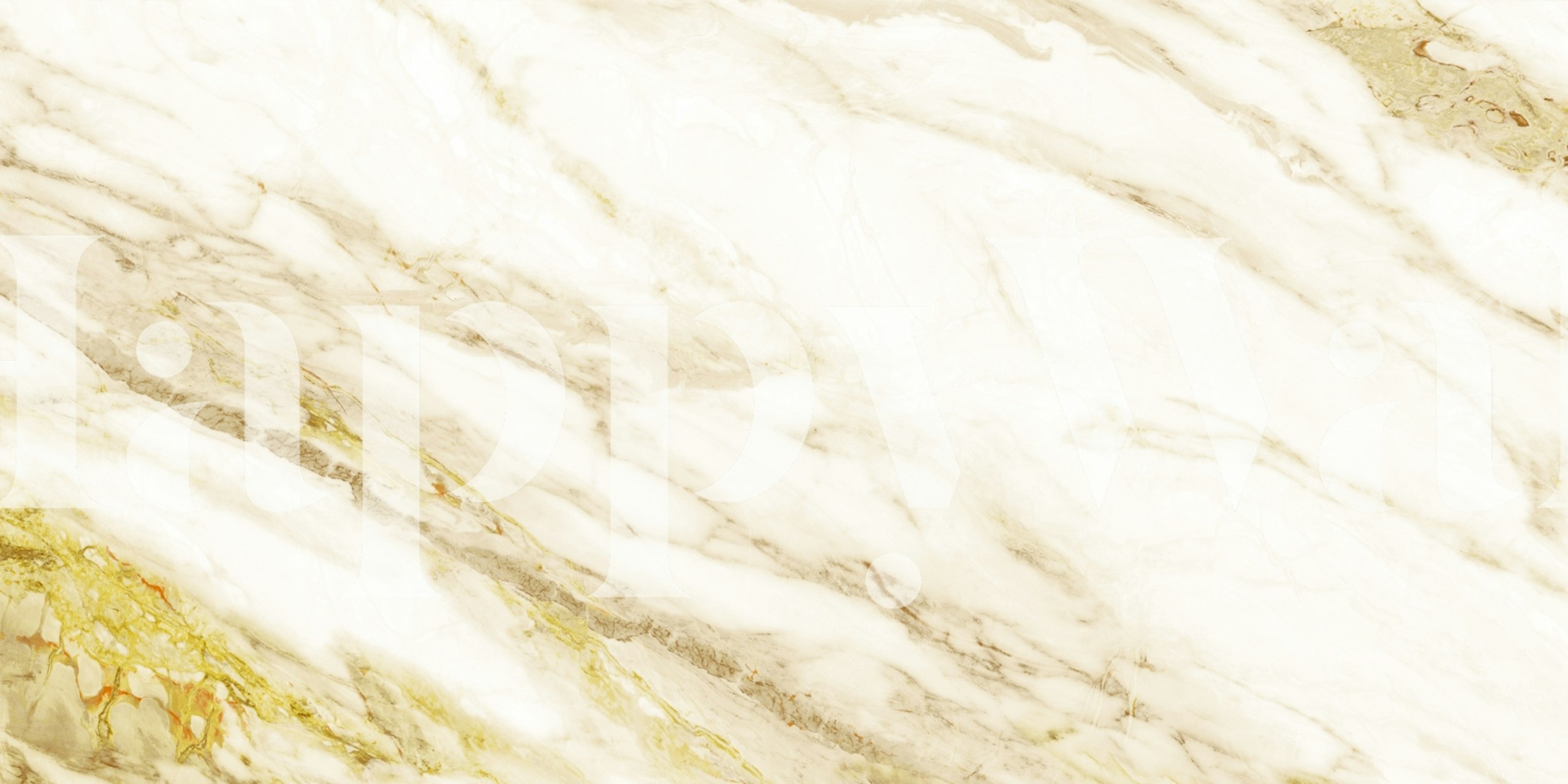 Italian Calacatta Gold wallpaper displayed in a room