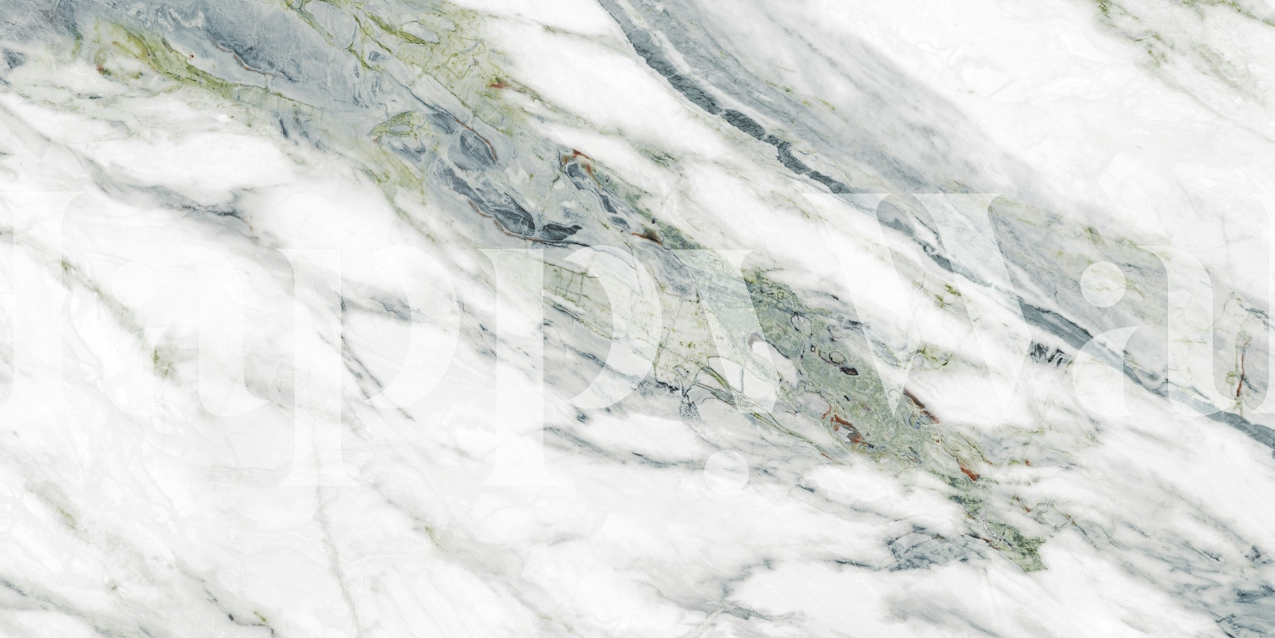 Tapeta Calacatta Verde Italiano Marble u sobi