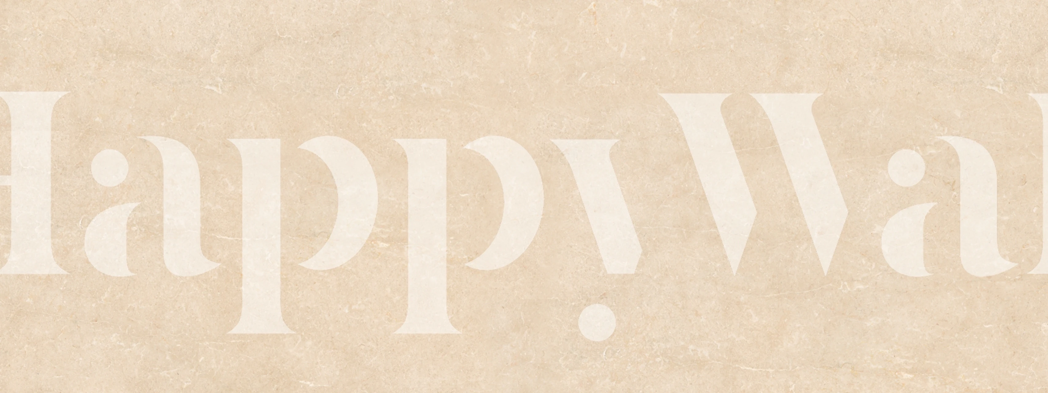 Warm travertine stone texture in beige tones wallpaper