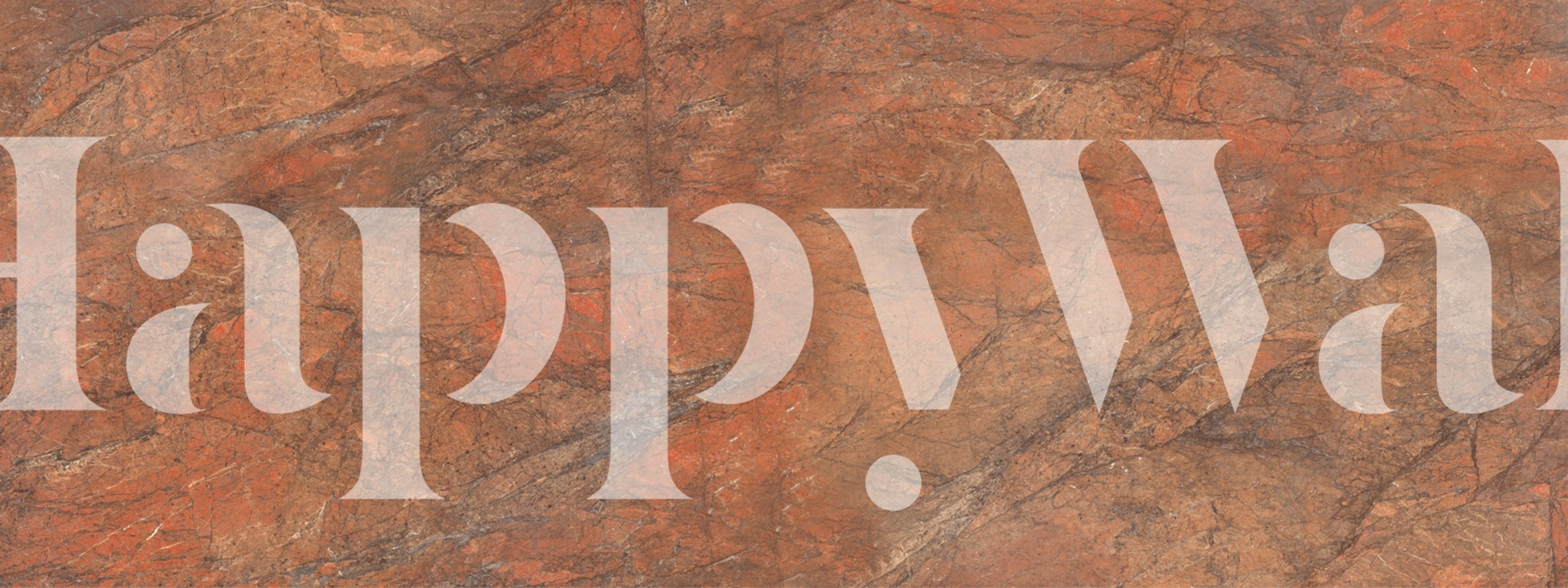 Italian Rosso Terra Quartzite tapetdesign