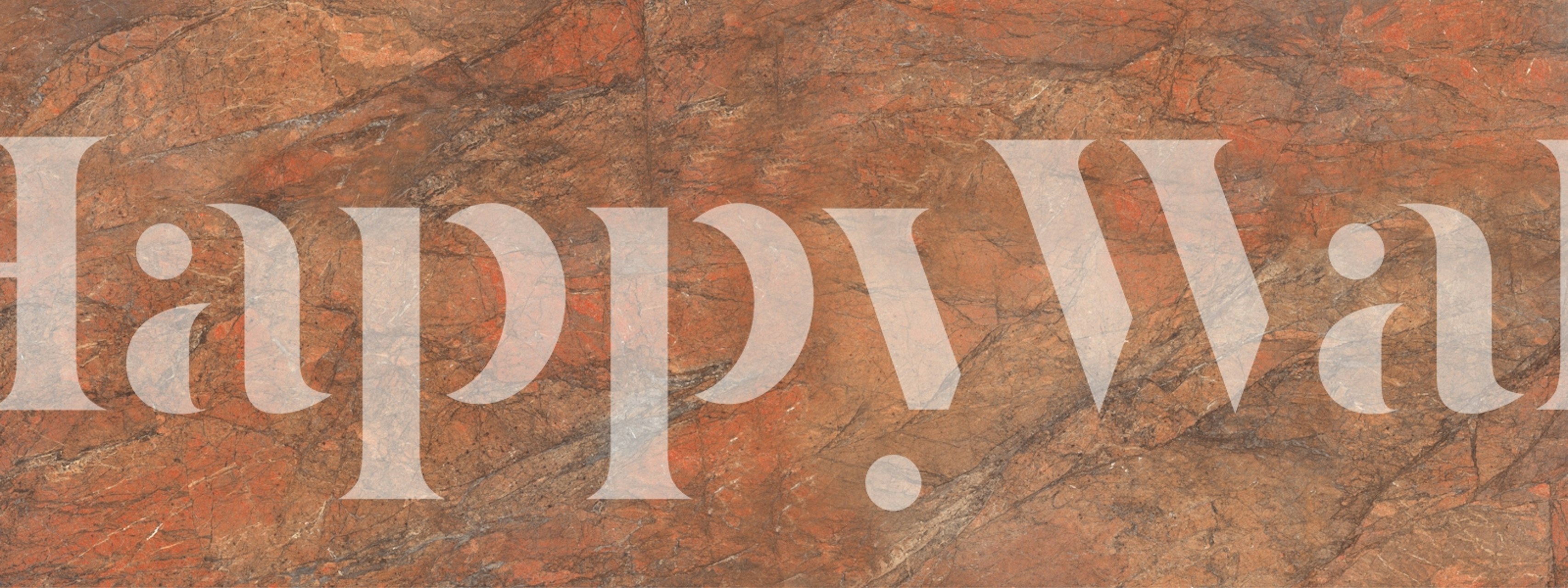 Italian Rosso Terra Quartzite wallpaper design