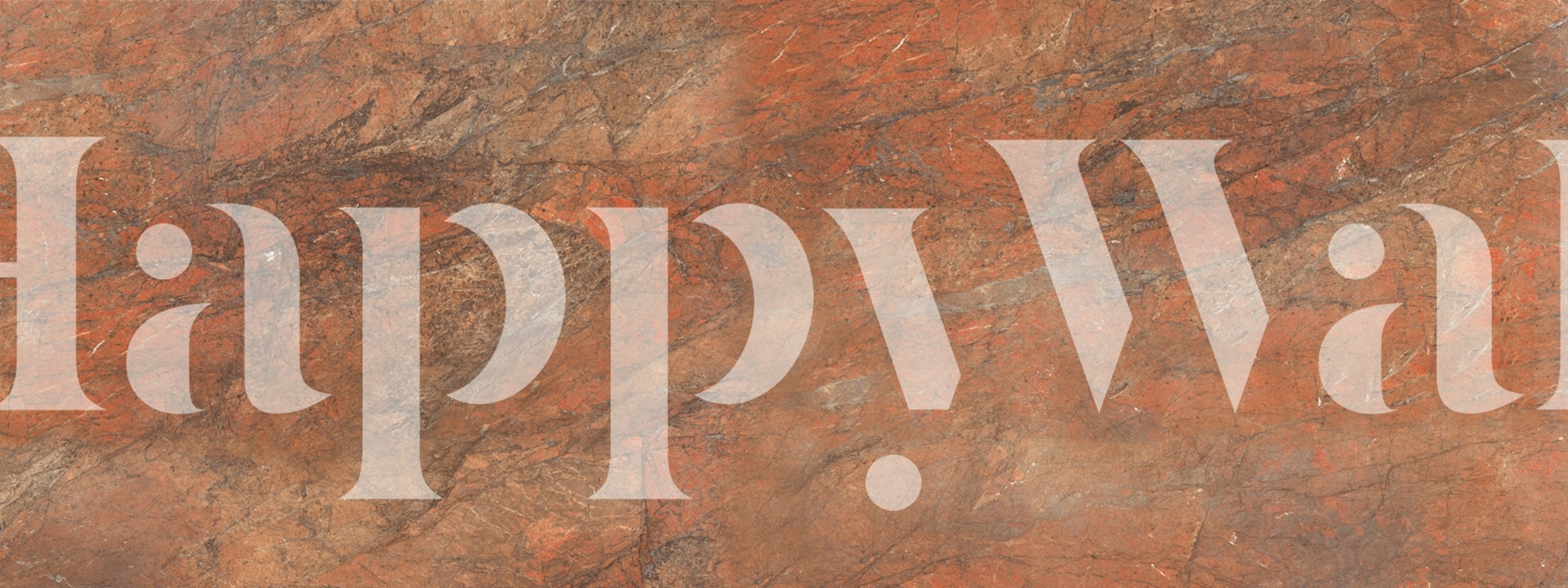 Italian Rosso Levanto Quartzite Tapete in einem Raum