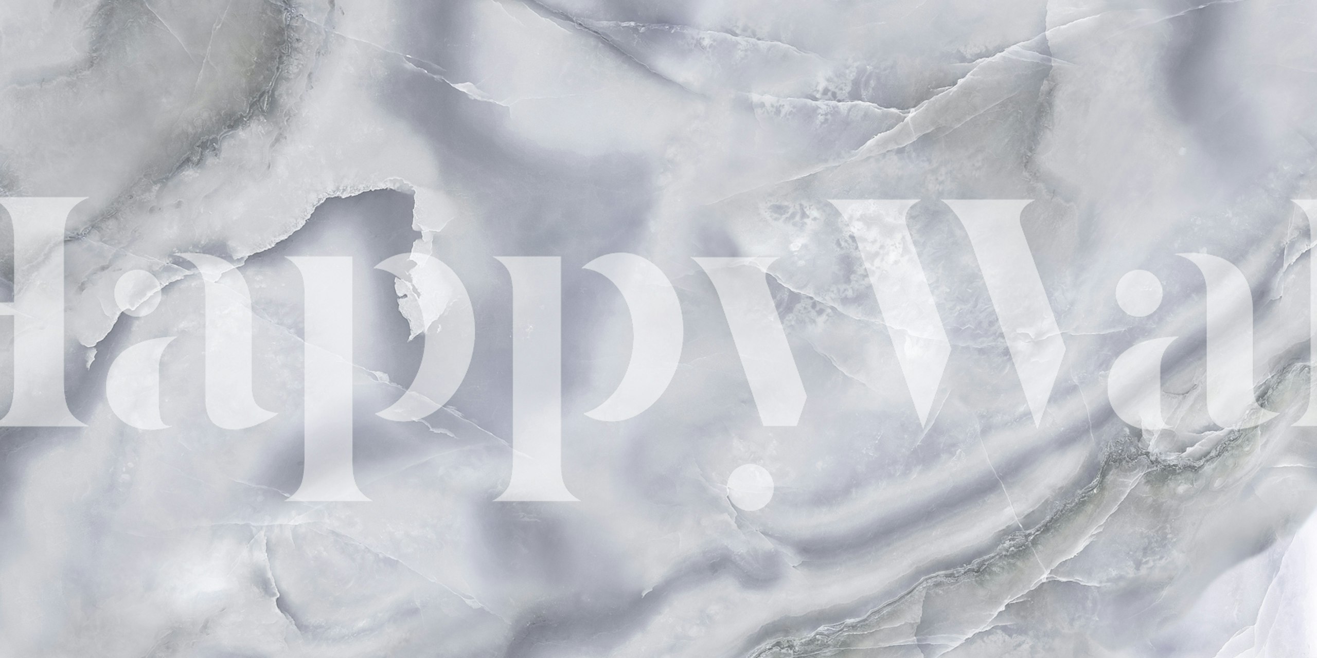 Italian Grey Onyx tapet i en rumsetting