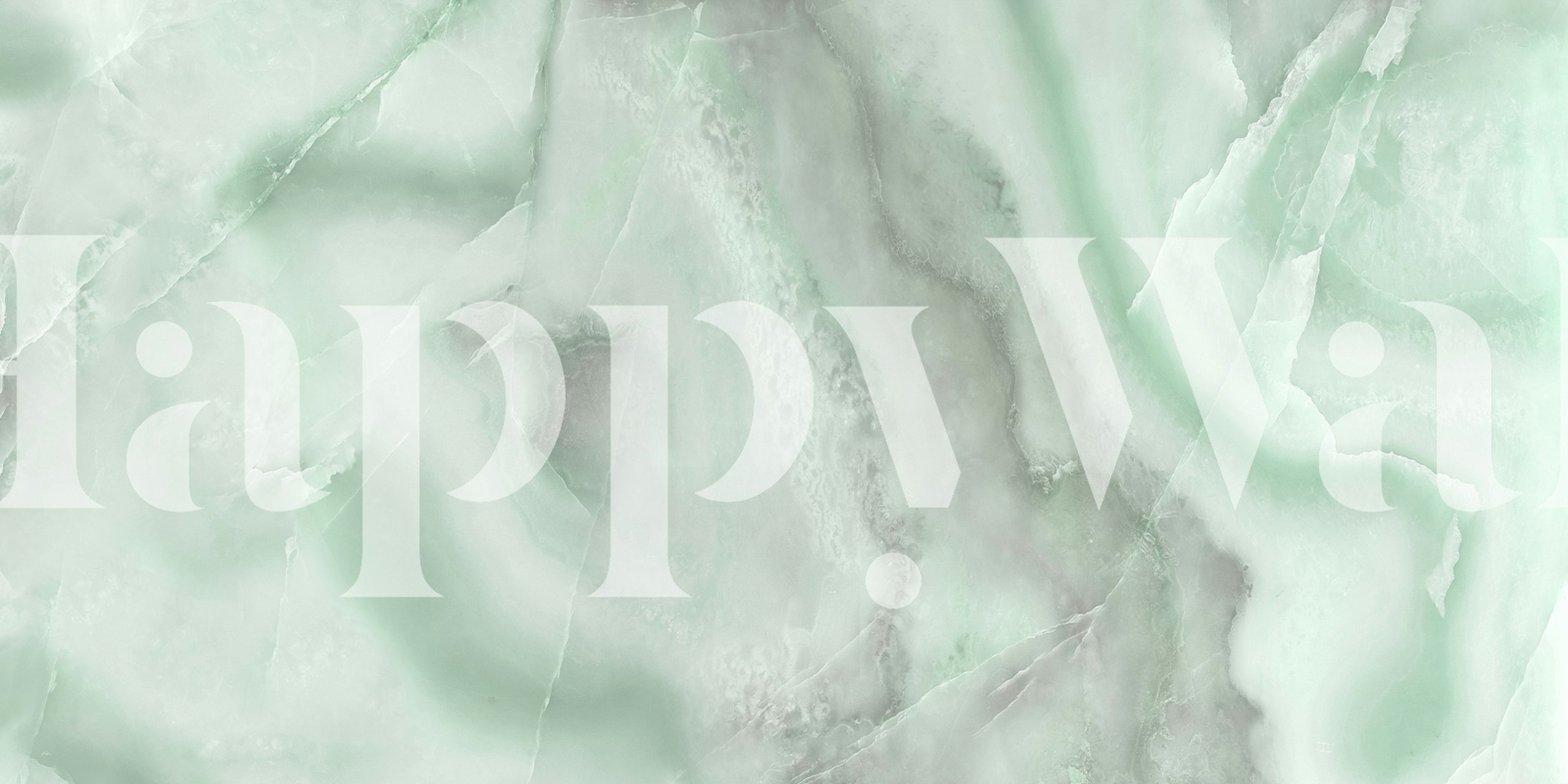 Papel pintado Italian Ice Green Onyx en una habitación