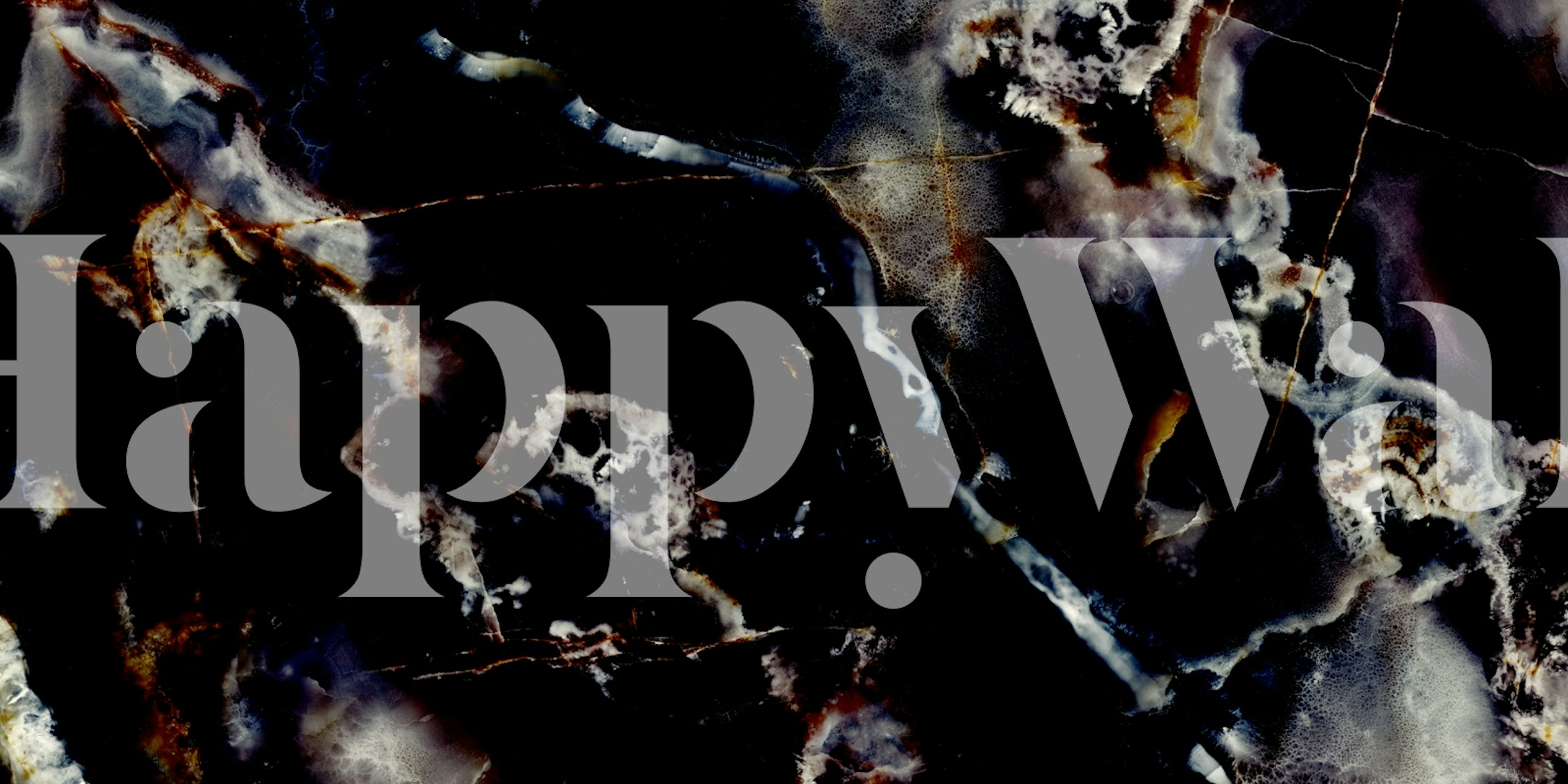 Black Eclipse Onyx Luxury Stone behang in een kamer