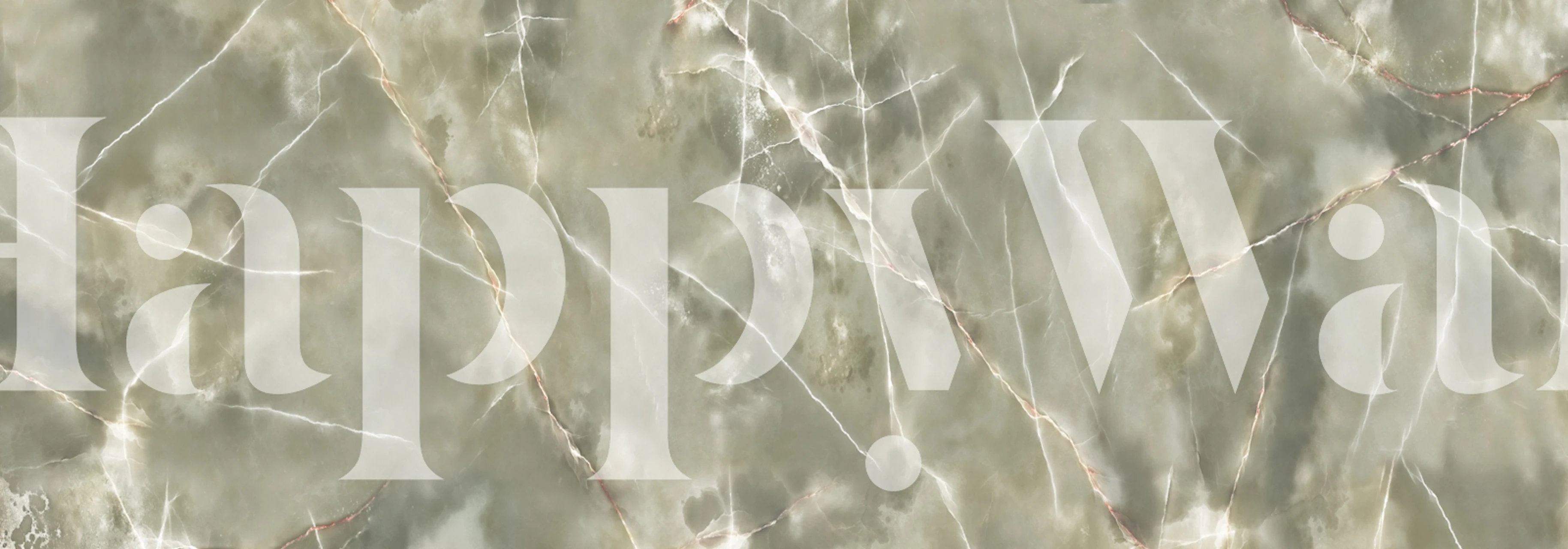 Elegant Marble Aesthetics behang in een kamer