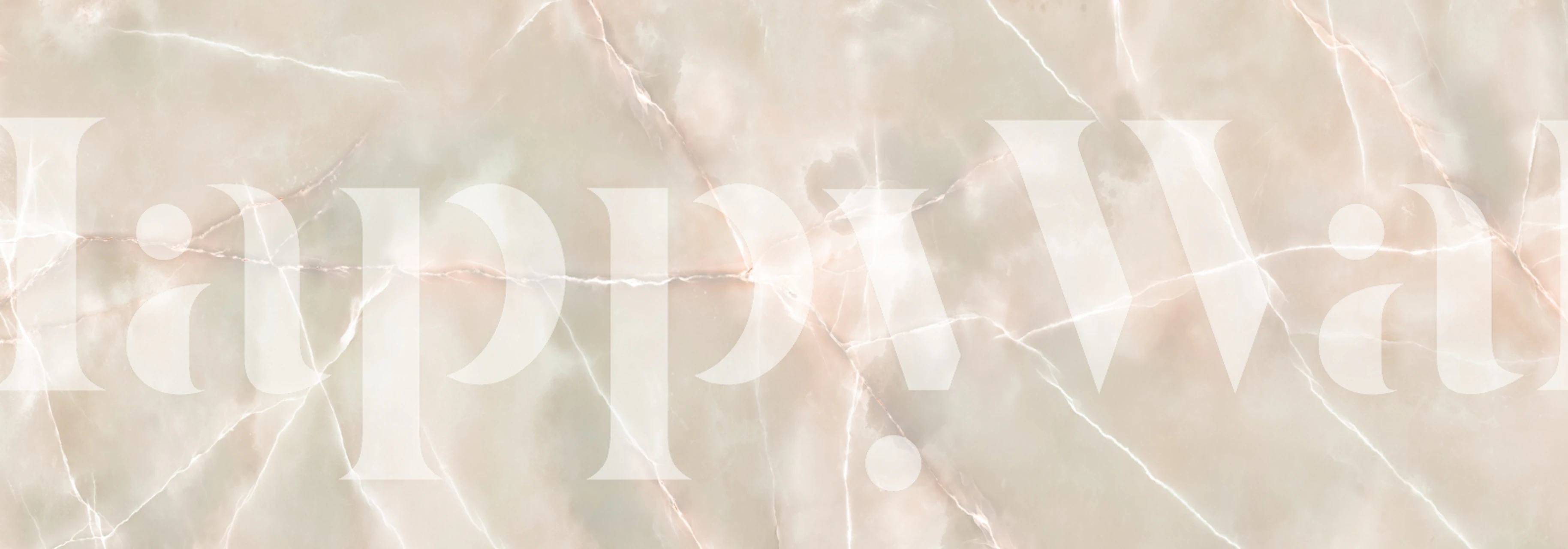 Ivory Beige Luxury Marble Tapete in einem Raum