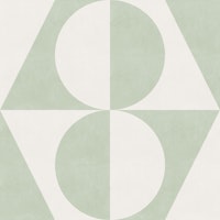 Geometric Abstract in Almost Aqua wallpaper