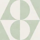 Geometric Abstract in Almost Aqua