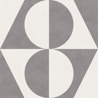 Geometric Abstract in Dark Sky Grey wallpaper