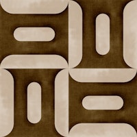 Modern Textured Geometries Umber wallpaper