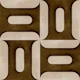 Modern Textured Geometries Umber