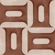 Modern Textured Geometries Copper