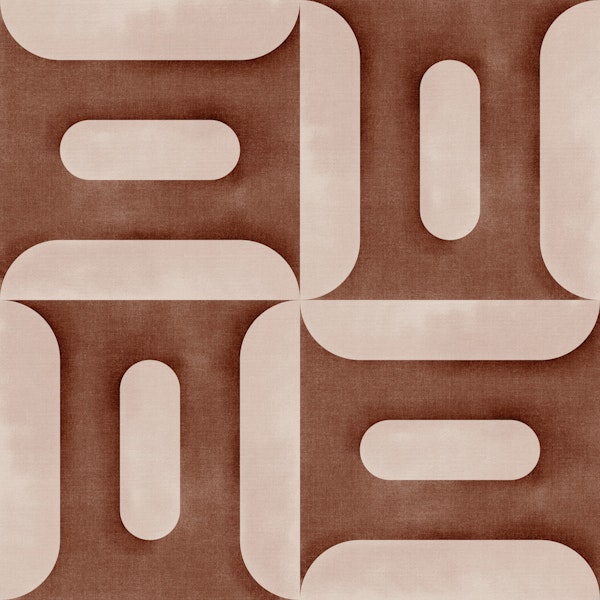 Modern Textured Geometries Copper