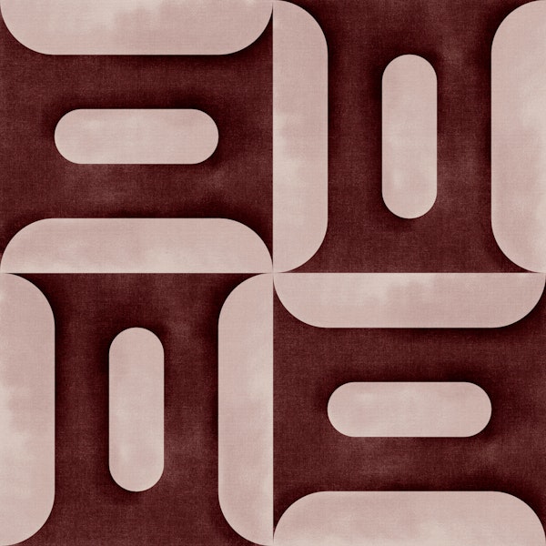 Modern Textured Geometries Wine