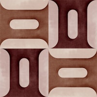 Modern Textured Geometries Clay wallpaper