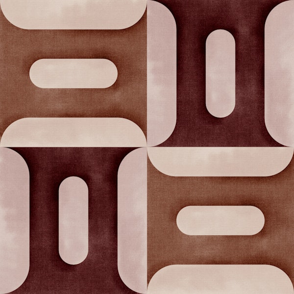 Modern Textured Geometries Clay