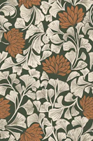 Dancing Blooms Forest Deep carta da parati