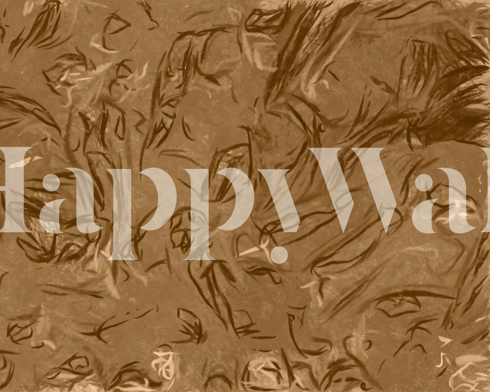 Sienna Brown wallpaper in a stylish room