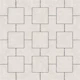 Soft Taupe Contemporary Square Grid