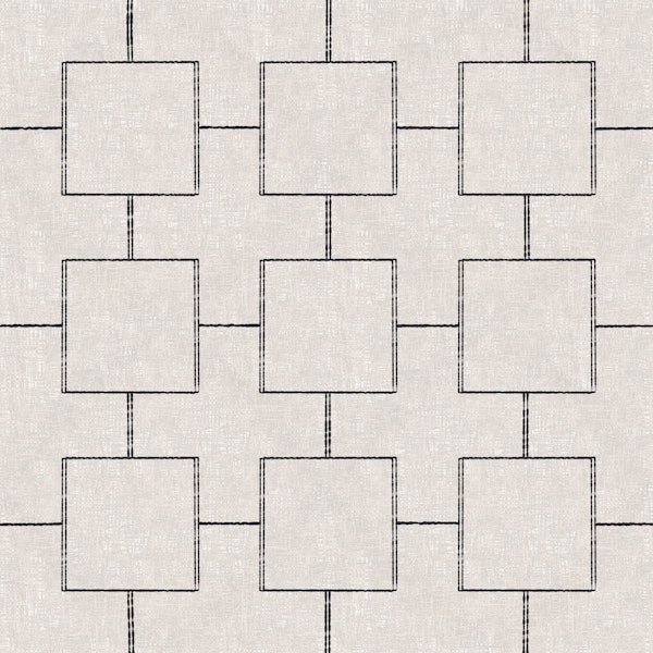 Soft Taupe Contemporary Square Grid