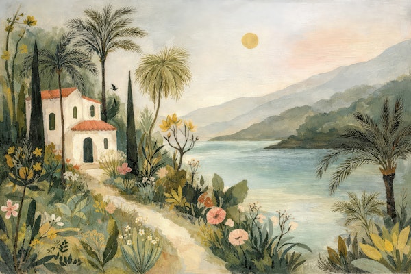 Serene Lakeside Villa