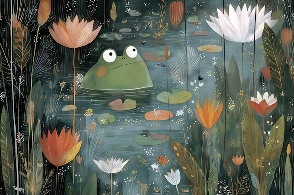 Enchanting Lily Pond Scene
